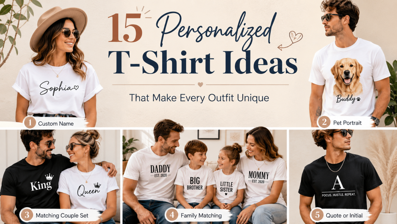 15 Personalized T-Shirt Ideas That Make Every Outfit Unique