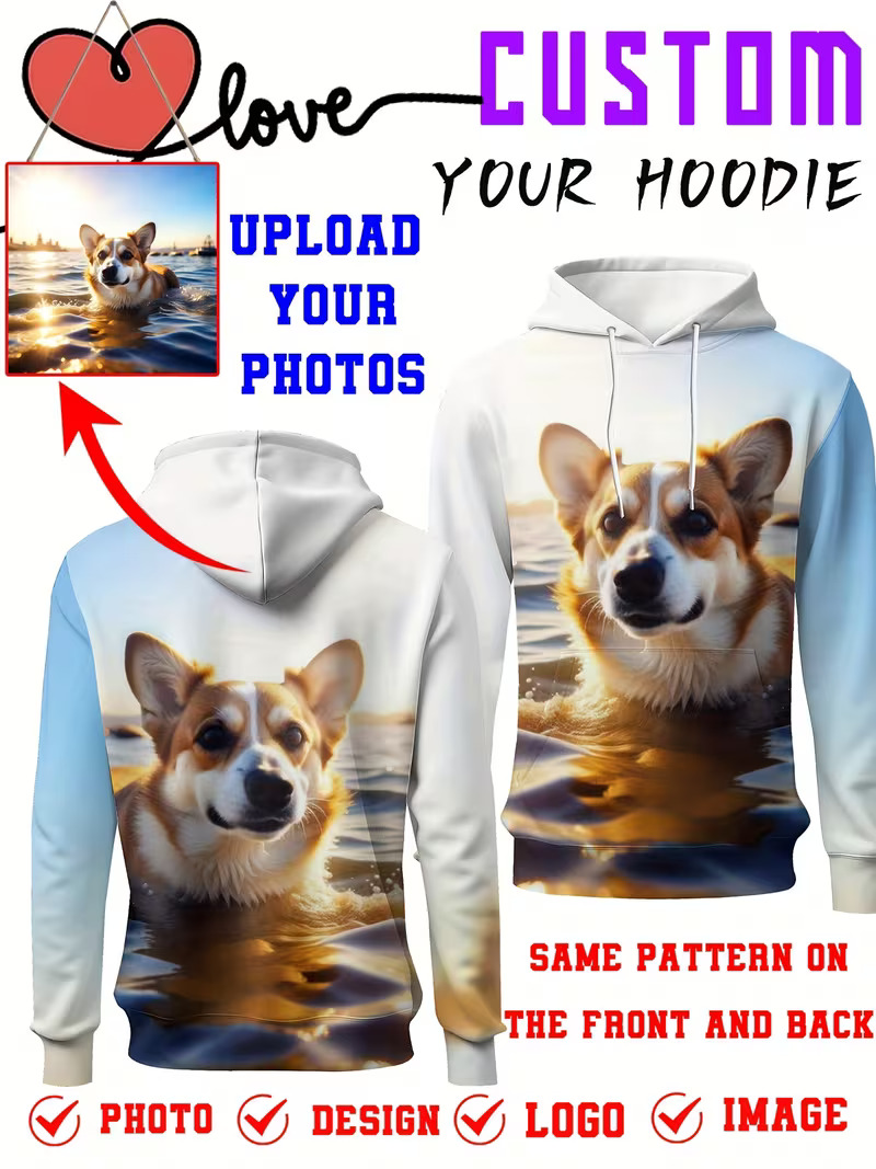 Custom 3D Print Hoodies - Image 2