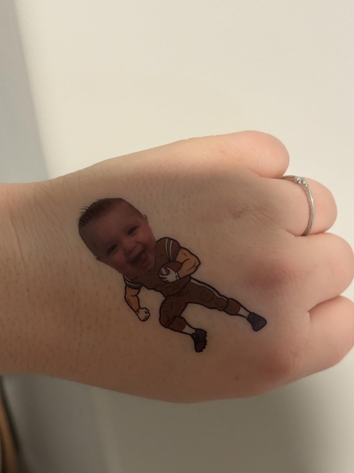 Custom Temporary Tattoos with Photo Personalized Name photo review