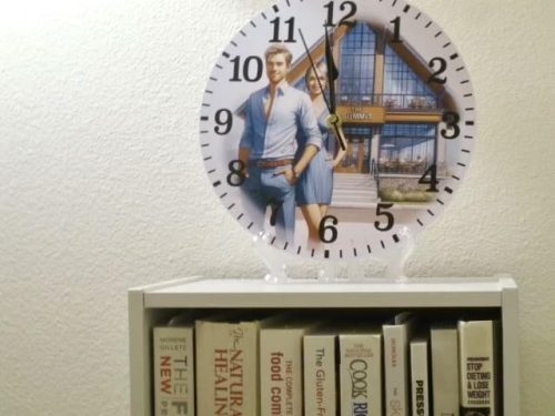 Custom Wall Clocks Personalized Your Photo Text Name photo review