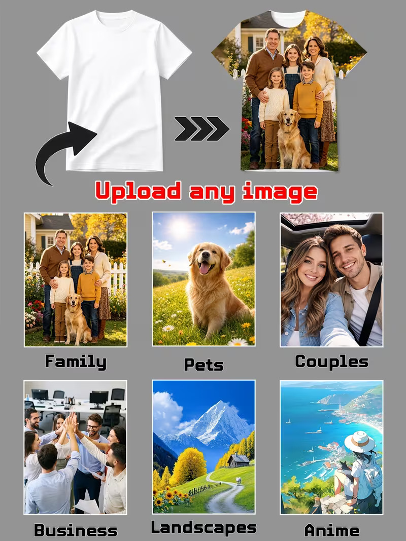 Custom All Over Print T-Shirt - Image 5
