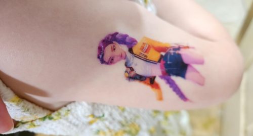 Custom Temporary Tattoos with Photo Personalized Name photo review