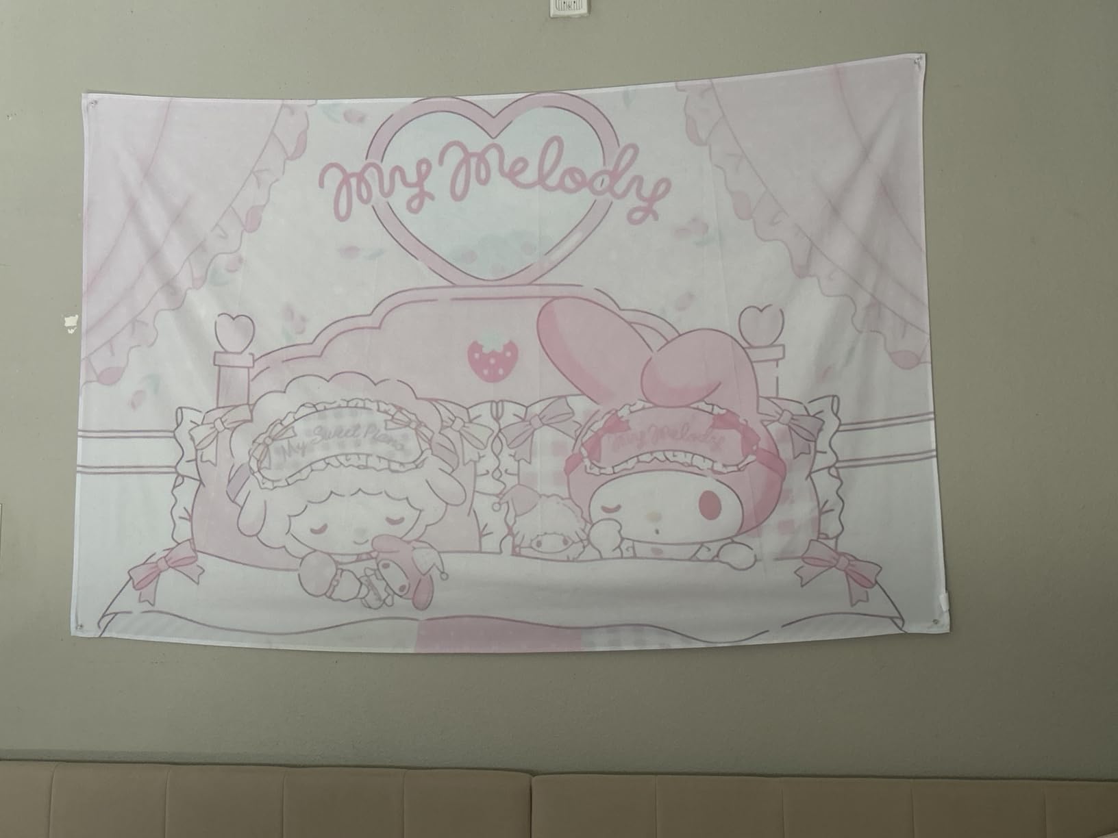 Custom Tapestry Design Photo/Text/Logo Wall Hanging photo review