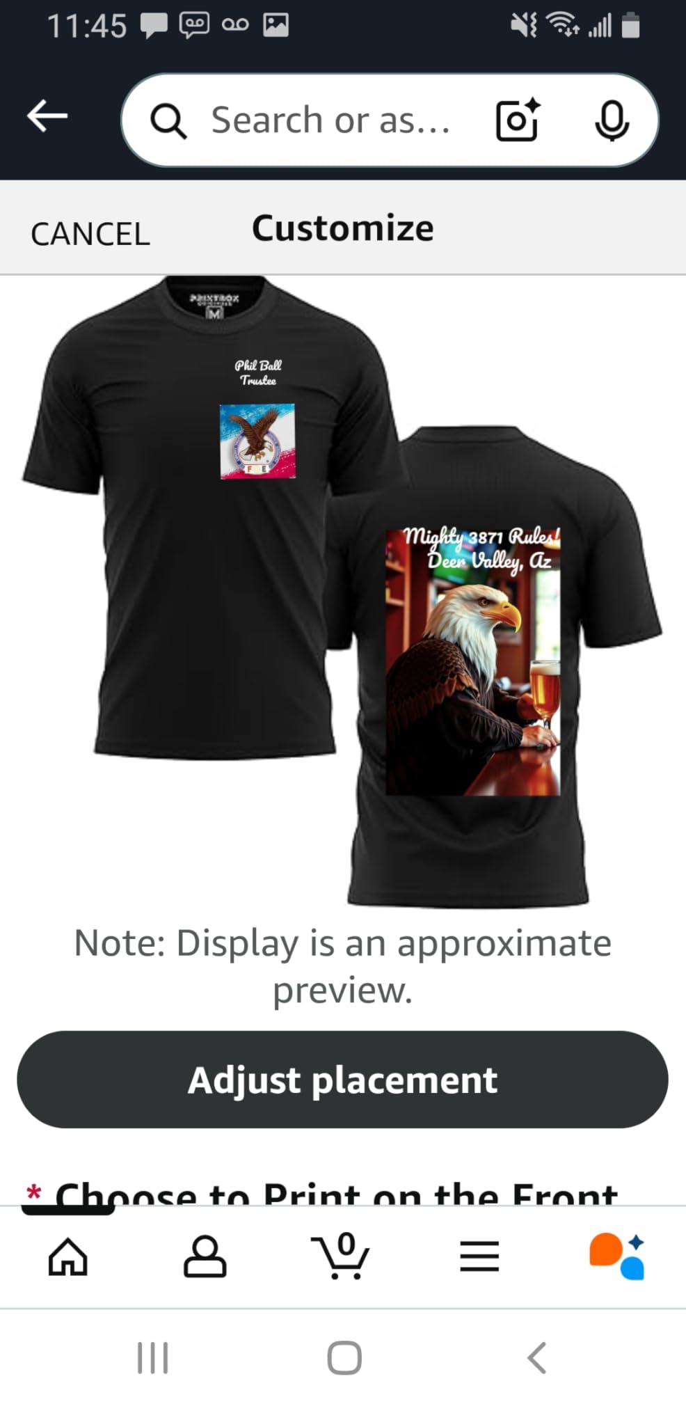 Custom T-Shirt with Your Image for Men, Women and Kids photo review