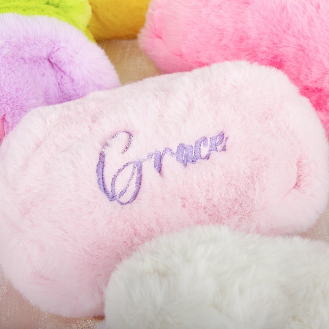 Customized Winter Plush Makeup Bag - Image 5