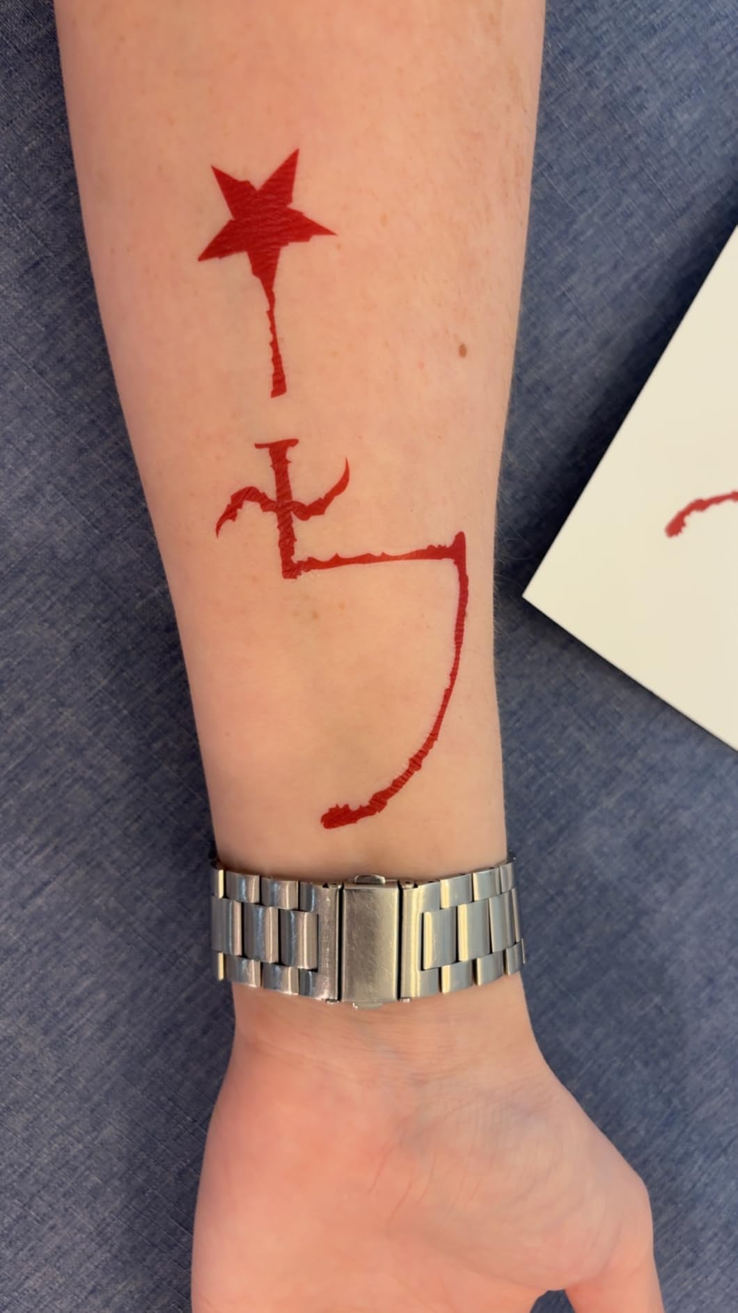 Custom Temporary Tattoos with Photo Personalized Name photo review