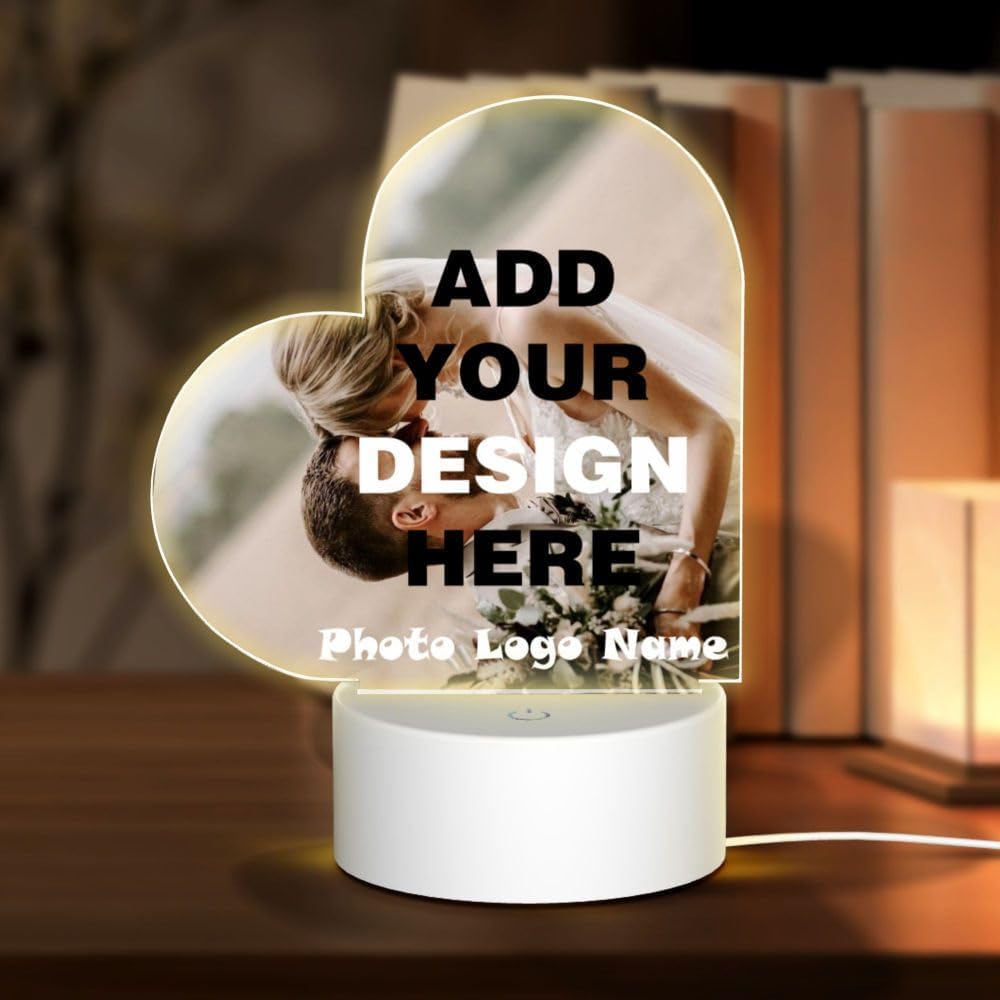 Custom Night Light Acrylic LED Love Lamp