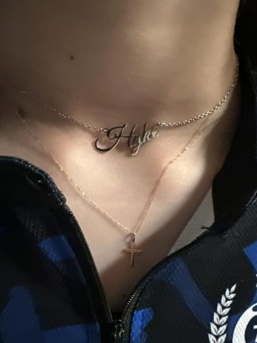Custom Name Necklace - 316 Stainless Steel photo review