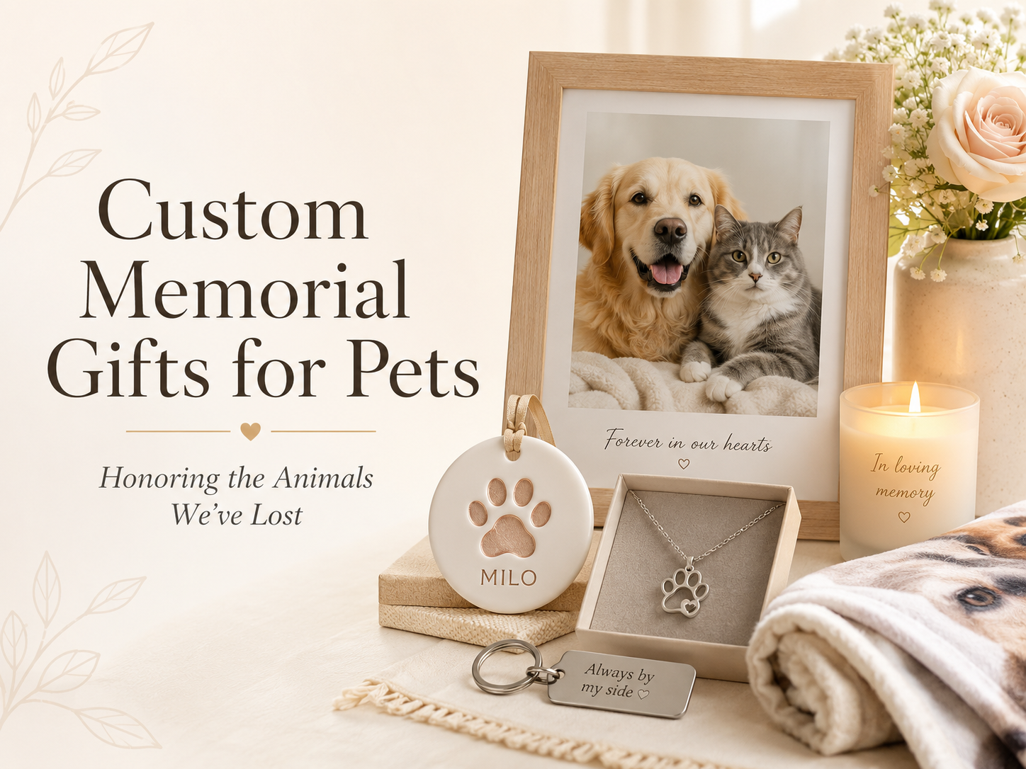 Custom Memorial Gifts for Pets: Honoring the Animals We’ve Lost