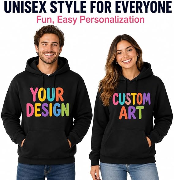 Custom Hoodies for Men Women With Logo Text Photo Gifts - Image 3