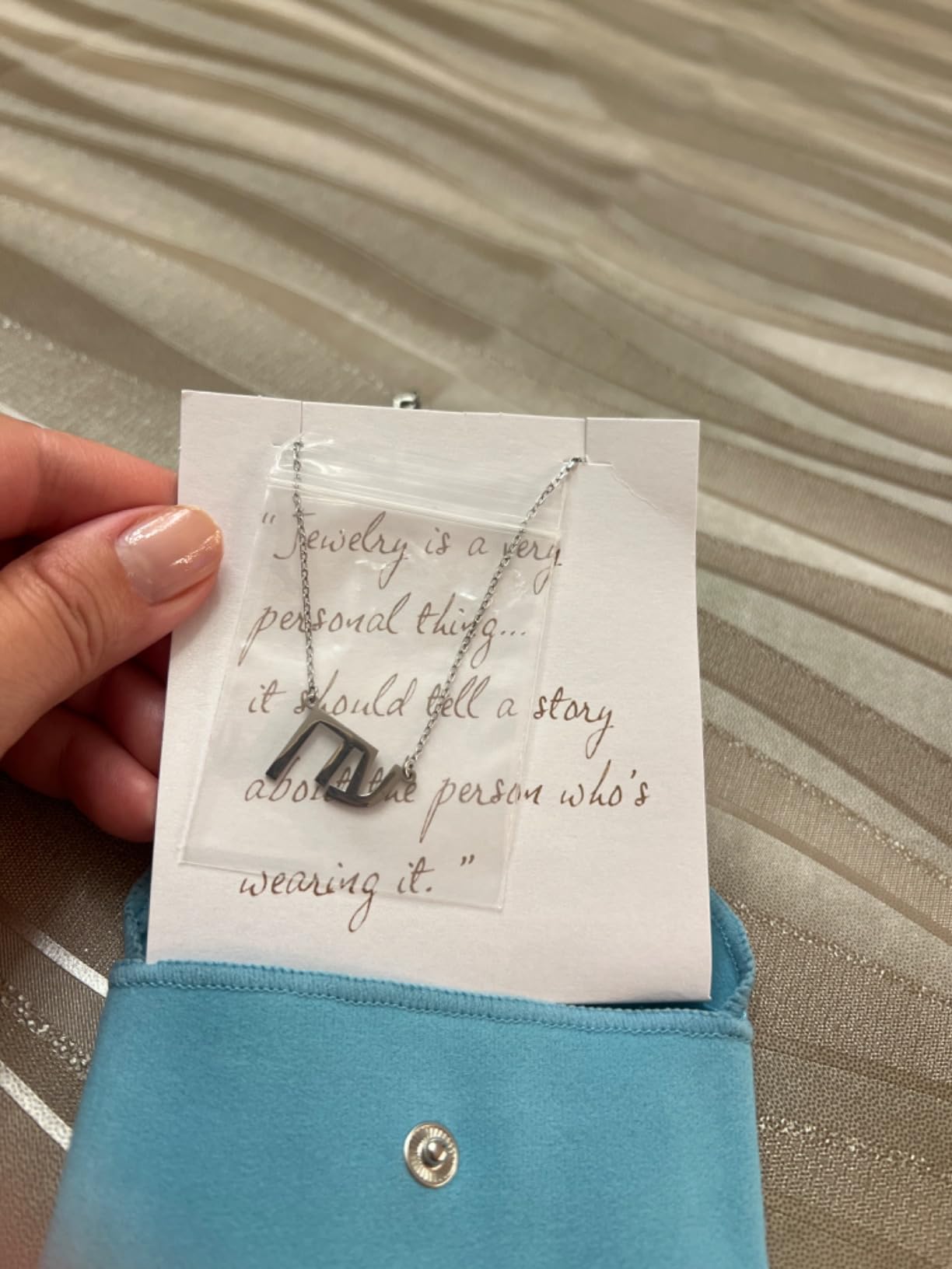 Custom Name Necklace - 316 Stainless Steel photo review