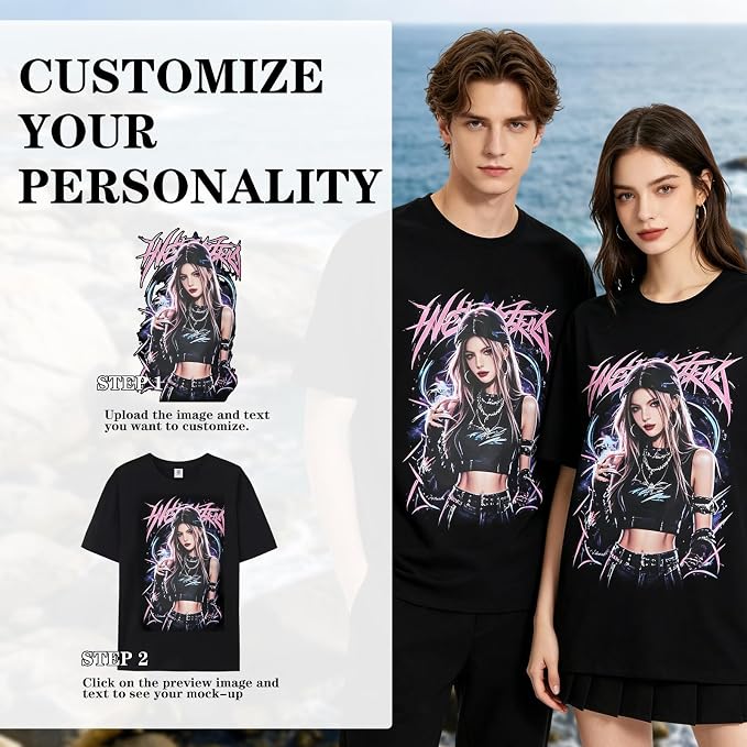Custom T-Shirt with Your Image for Men, Women and Kids - Image 3