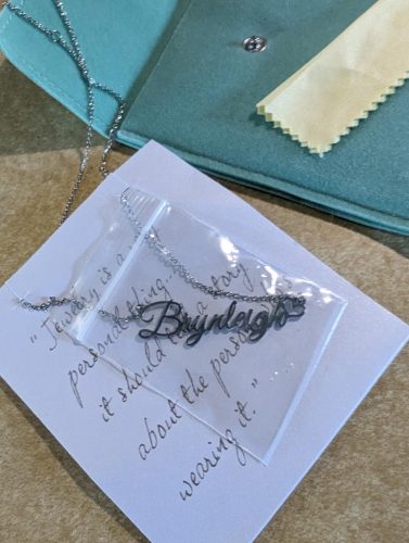 Custom Name Necklace - 316 Stainless Steel photo review