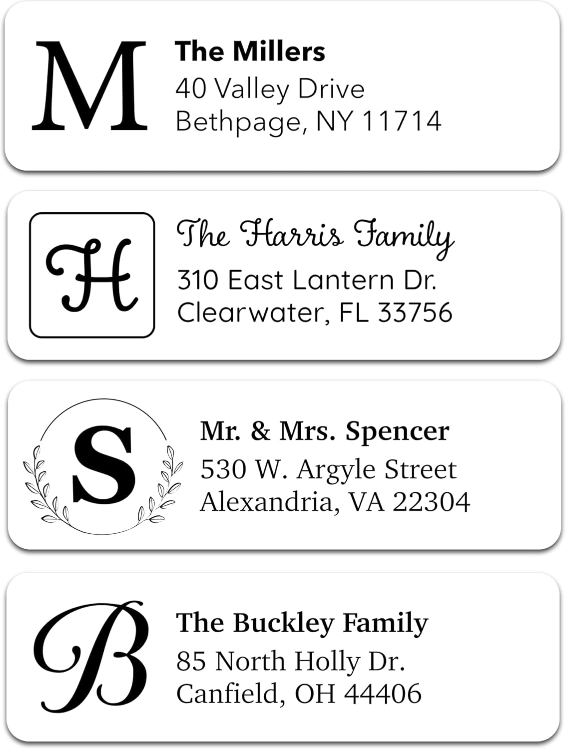 Custom Return Address Labels
