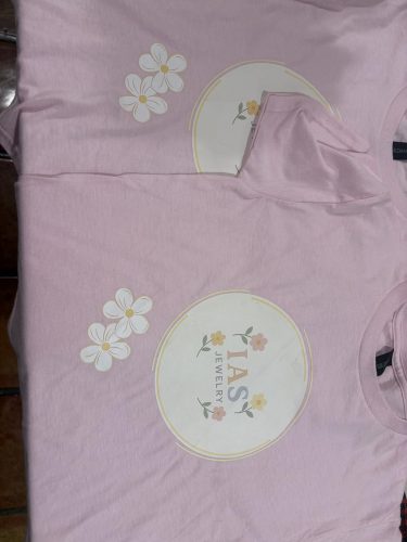 Custom Personalized Kids T-Shirt with Text Photo Logo - Front & Back Print photo review