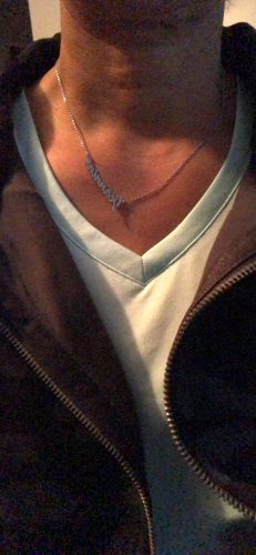 Custom Name Necklace - 316 Stainless Steel photo review