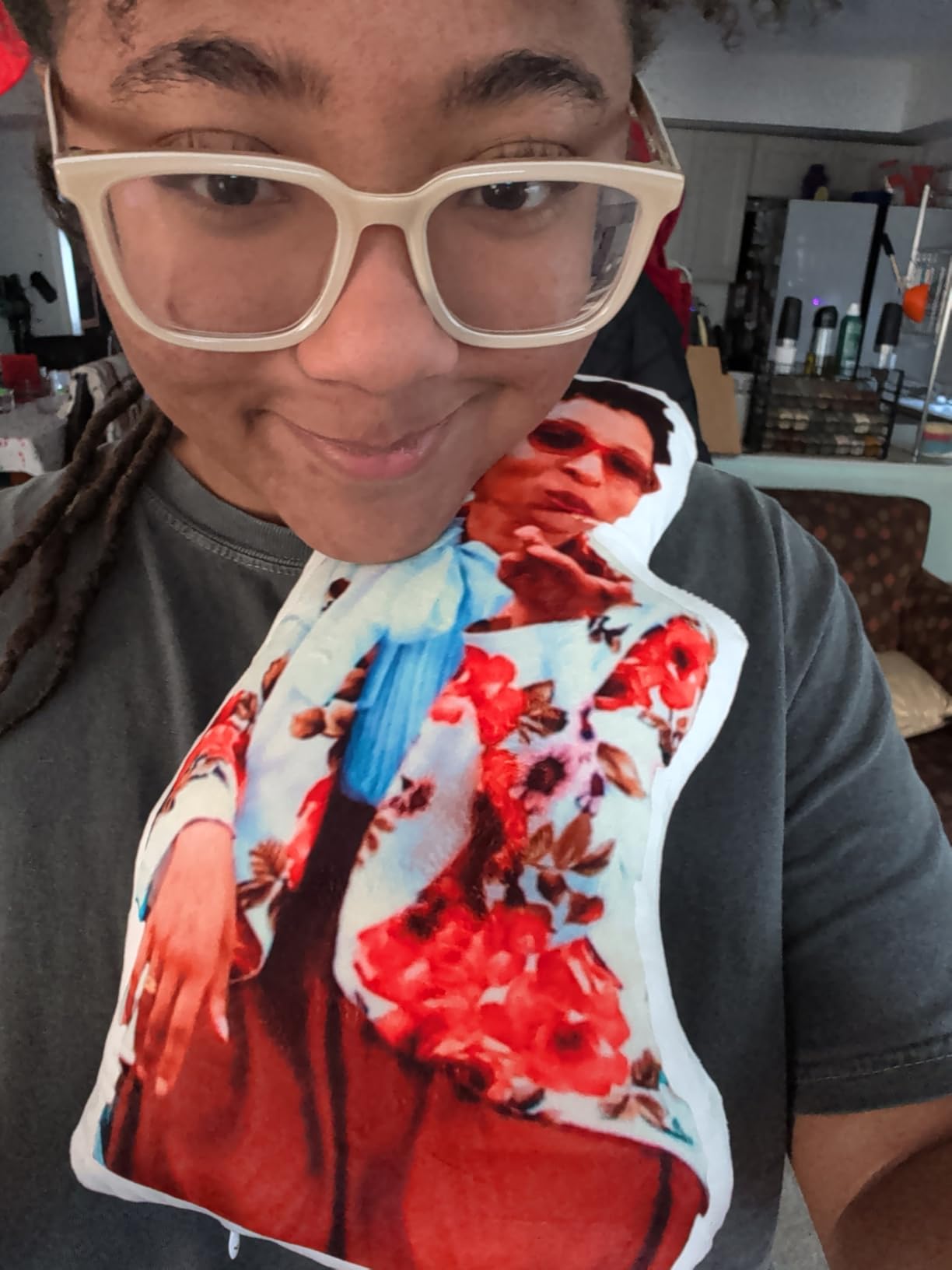 Custom Shaped Face Pillow photo review