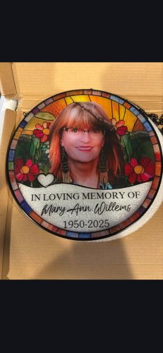 Personalized Stained Glass Pet Photo Suncatcher photo review