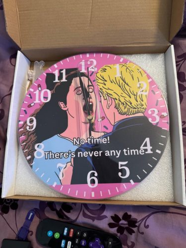 Custom Wall Clocks Personalized Your Photo Text Name photo review