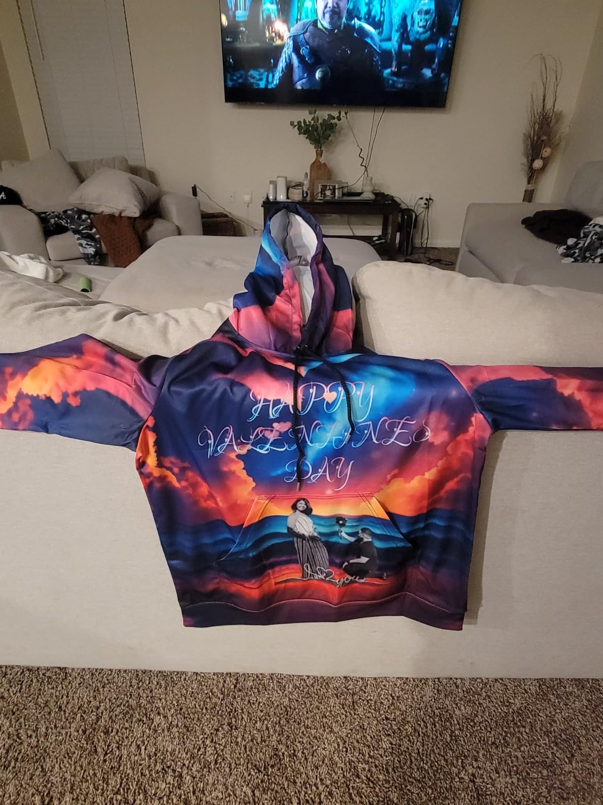Custom  3D Print Hoodies photo review