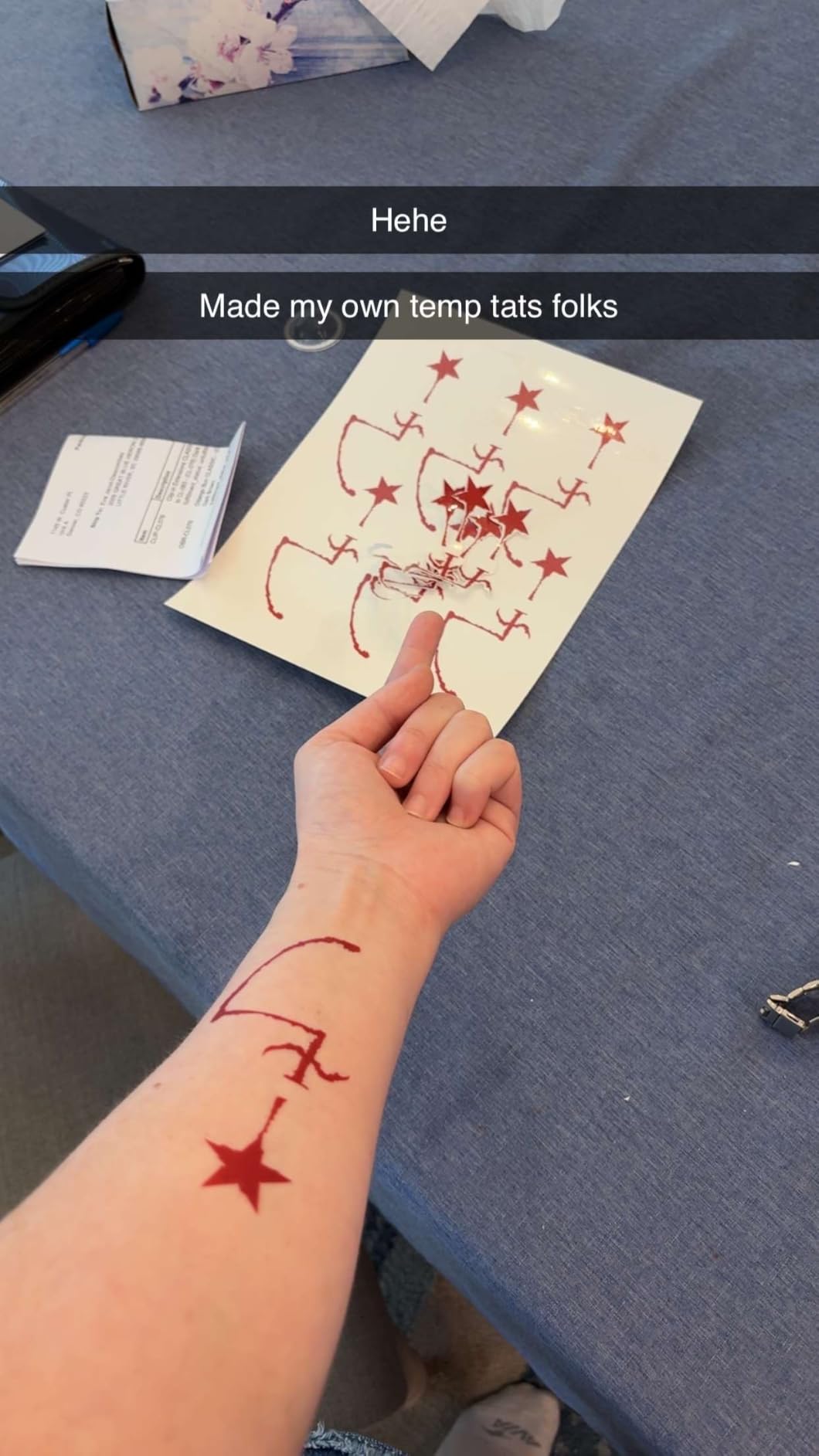 Custom Temporary Tattoos with Photo Personalized Name photo review
