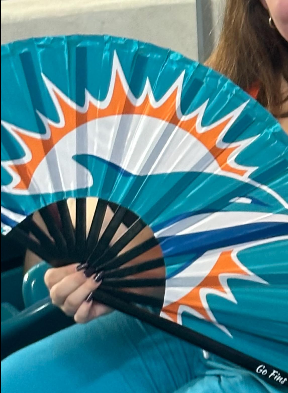 Custom Clacking Fans with Photo/Text/Logo photo review