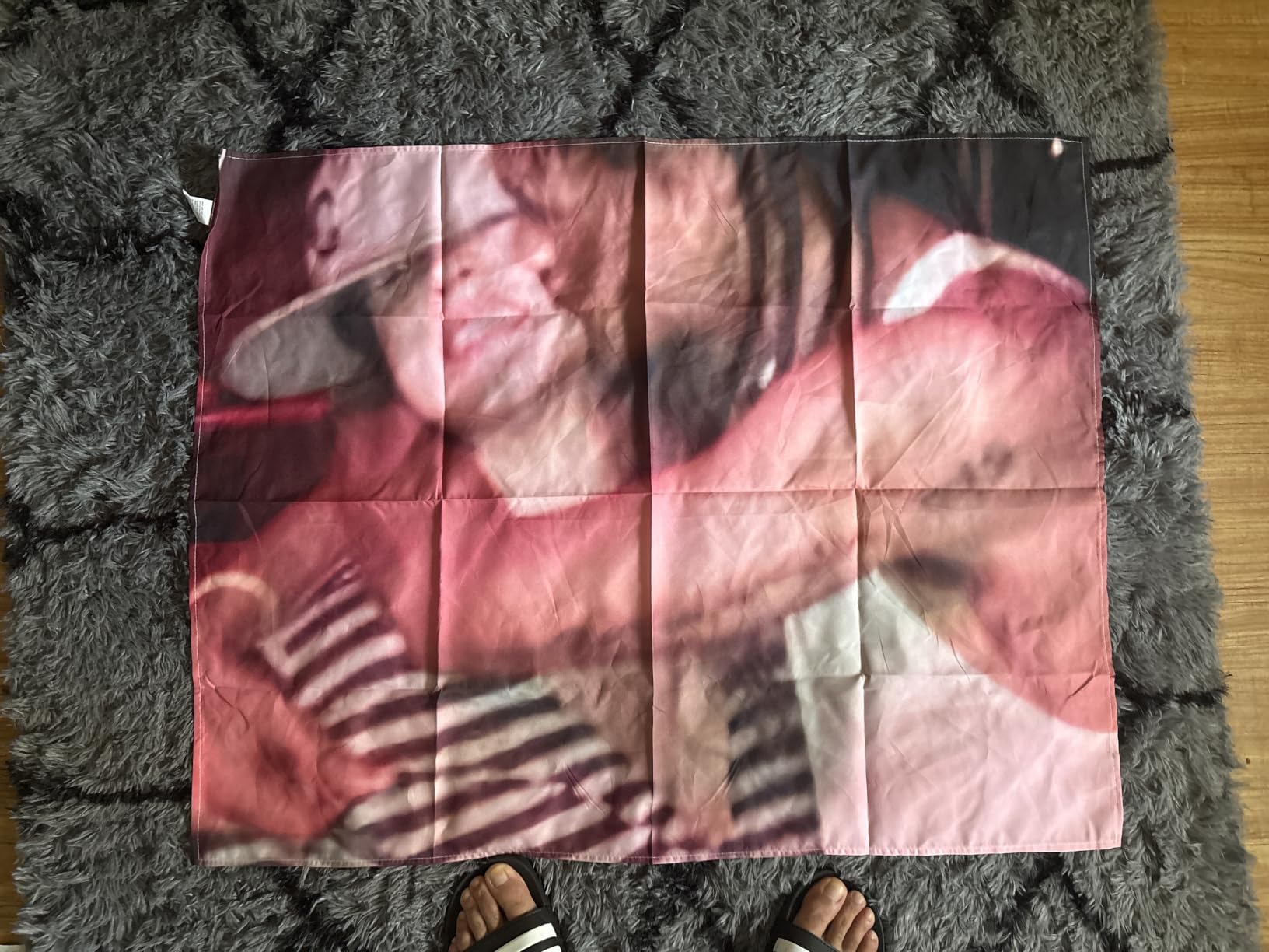 Custom Tapestry Design Photo/Text/Logo Wall Hanging photo review