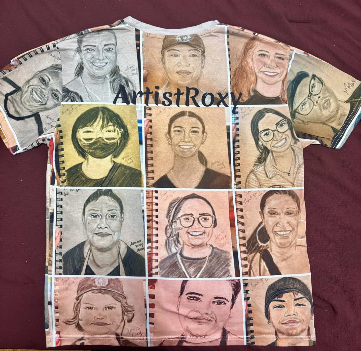 Custom All Over Print  T-Shirt photo review