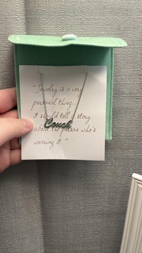Custom Name Necklace - 316 Stainless Steel photo review