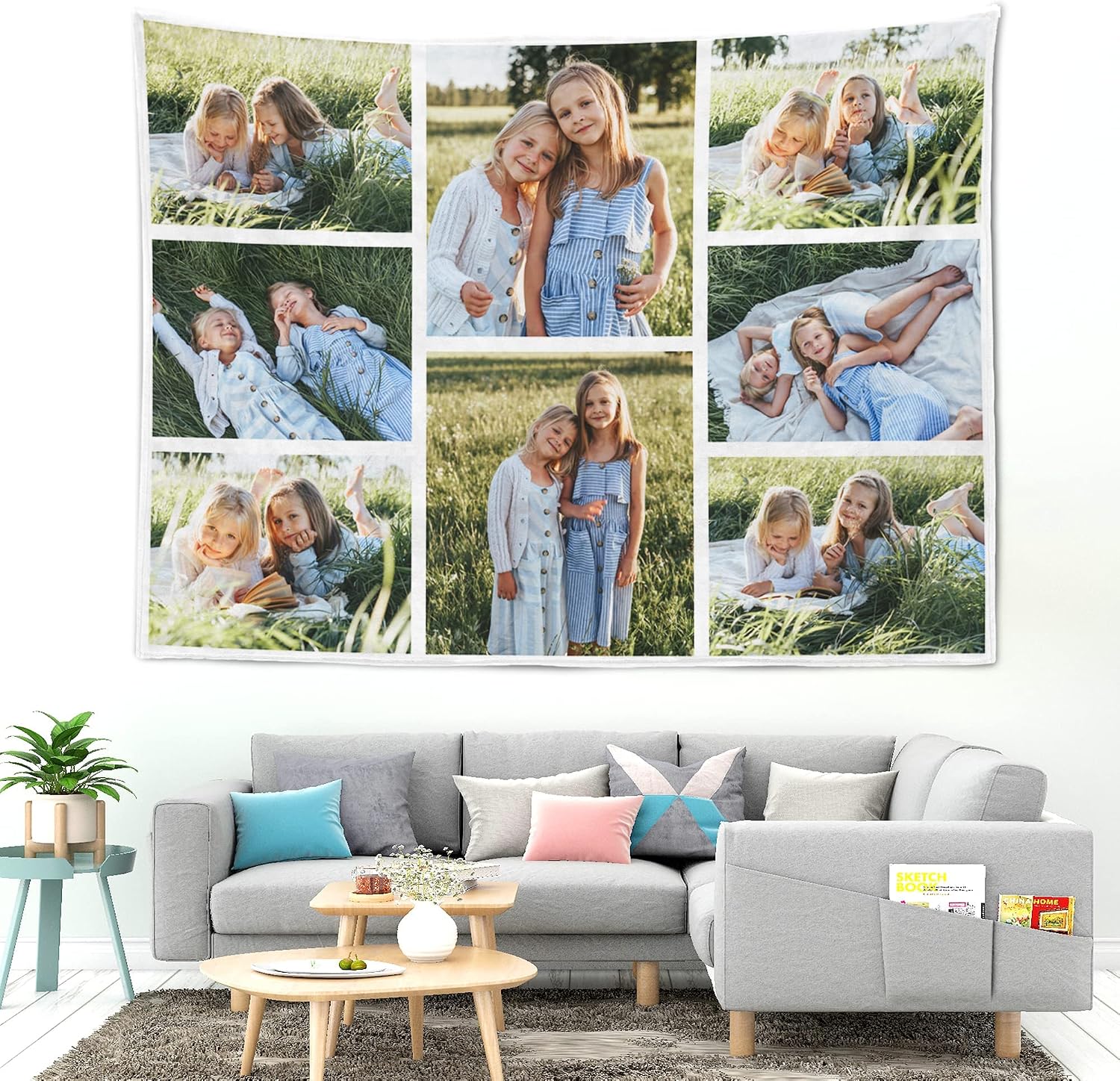 Custom Tapestry Design Photo/Text/Logo Wall Hanging - Image 5