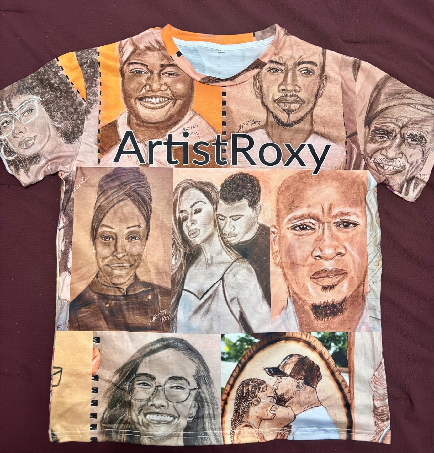 Custom All Over Print  T-Shirt photo review