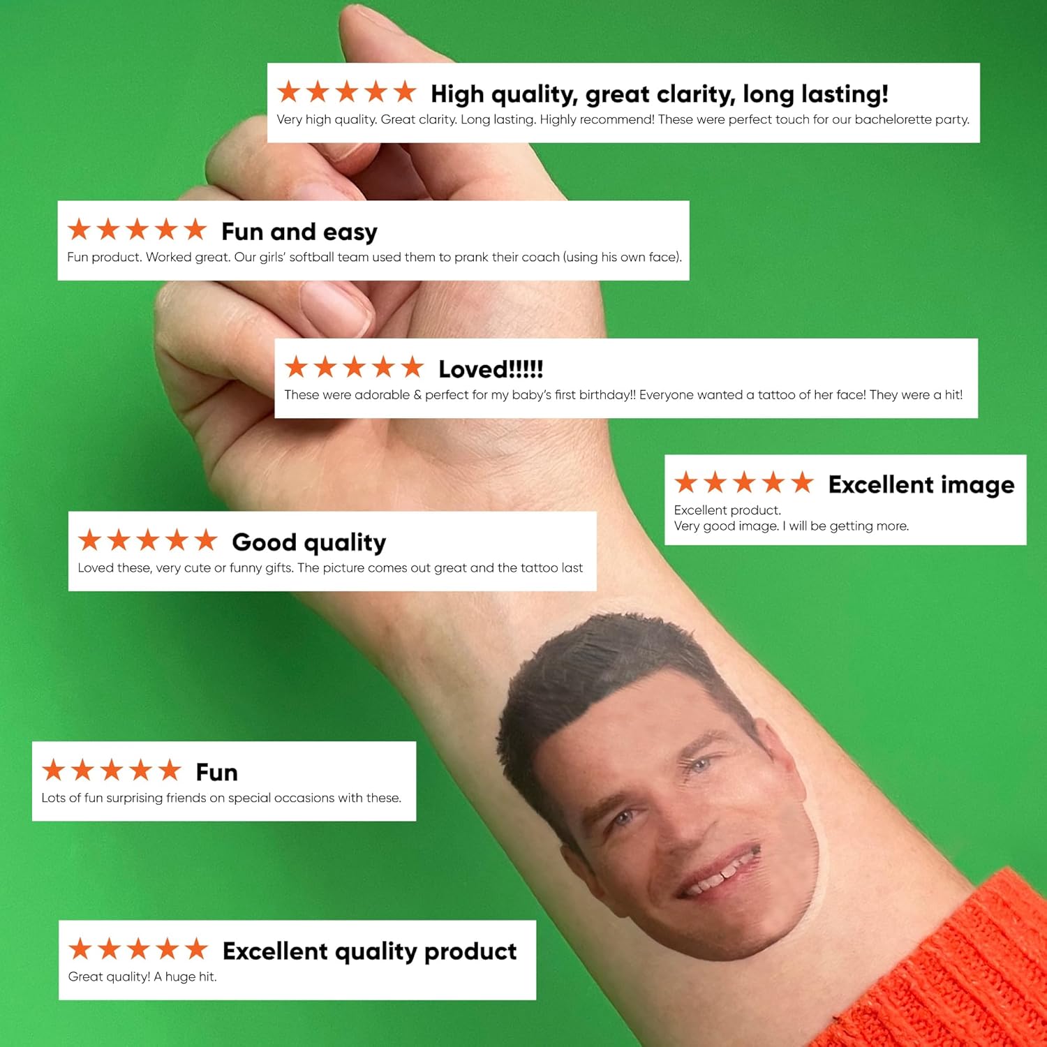 Custom Temporary Tattoos with Photo Personalized Name - Image 6
