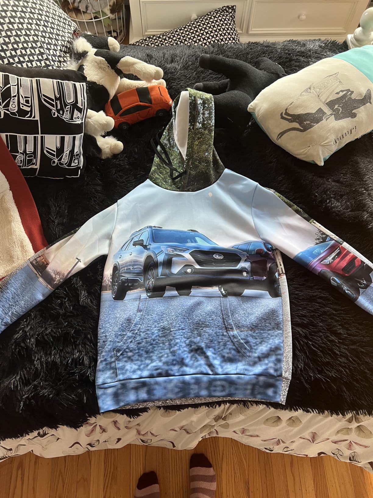Custom  3D Print Hoodies photo review