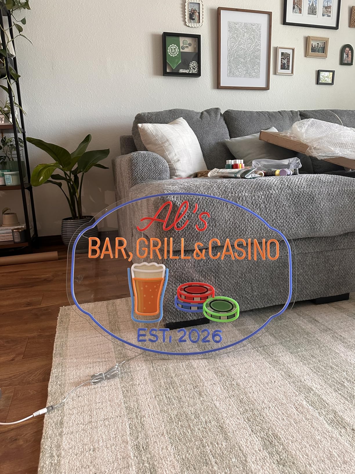 Custom LED Neon Sign Customizable for Wedding Bar Salon Beauty Business Light Up Name Sign photo review
