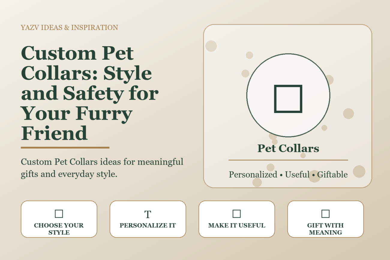 Custom Pet Collars: Style and Safety for Your Furry Friend
