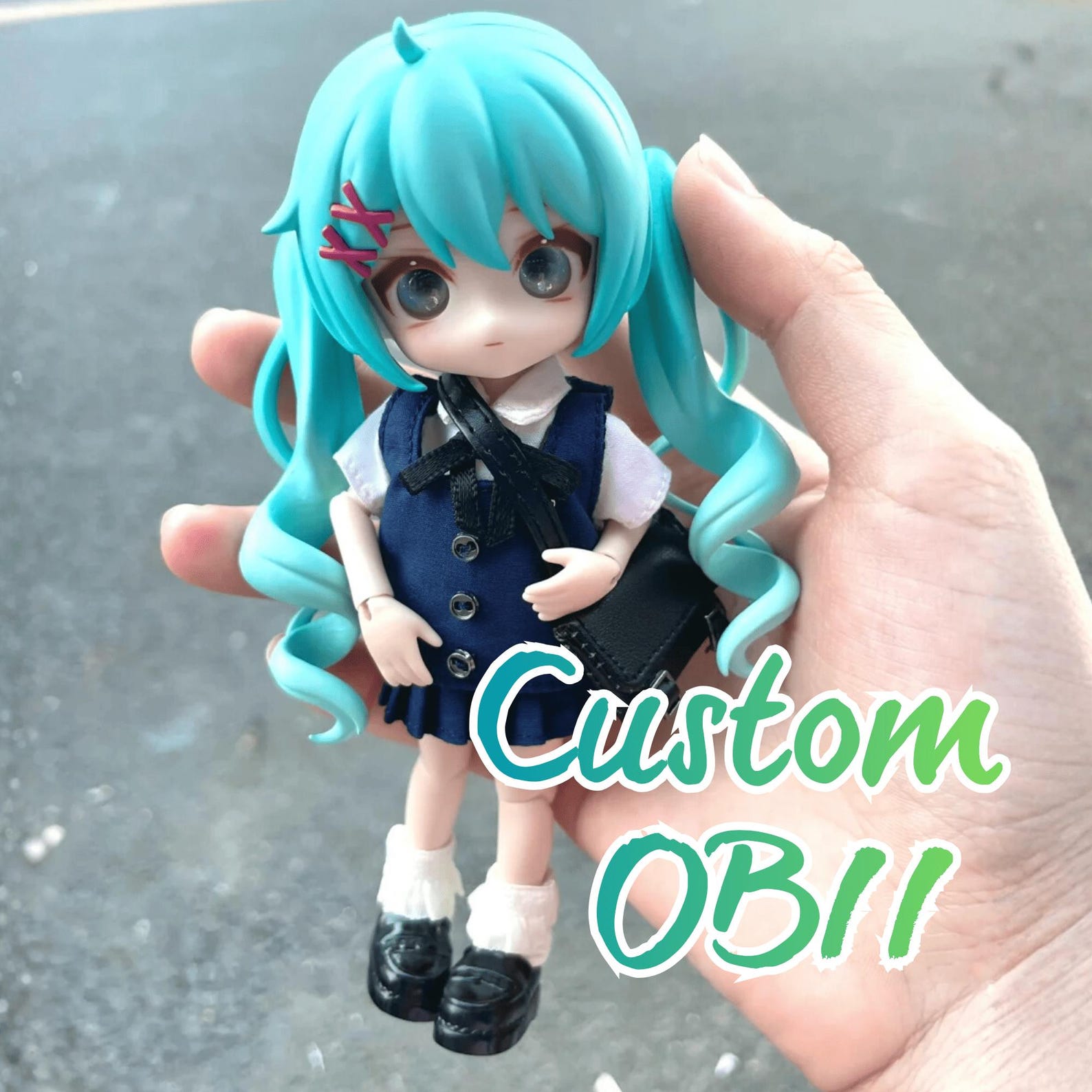 Custom OB11 Dolls~Customizable Skin Tones~Anime Dolls~GSC Dolls~Handmade~Detachable Head~Face~BJD Dolls~Nendoroids - Image 2