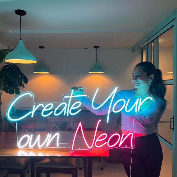 Custom Neon Sign | Neon Sign | LED Light Neon Sign | Personalized Neon Sign | Wedding Neon Sign | Wall Decor | Home Decor | Room Decor