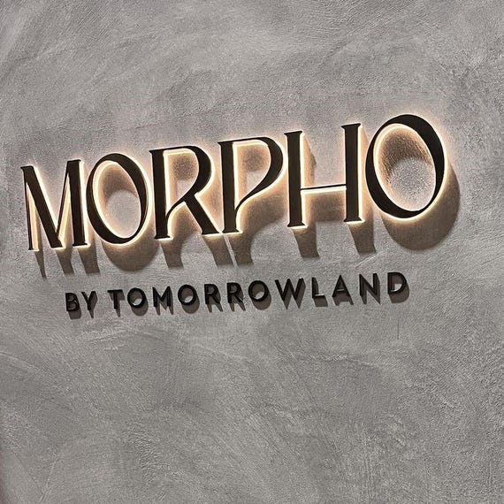 Custom Illuminated Business Sign, Back lit Sign, Salon Sign, Metal Letters, Storefront LED Logo Sign, Personalized 3D Wall Signboard