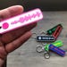 Custom Scannable Song Code Keychain - Song or Playlist - Music - Personalized Gift - Custom Color Combinations - Personalized Music Keepsake - Image 6