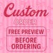 Custom Order Design PNG SVG EPS, Personalized Digital Download, Custom Logo, Create Your Own Design, Custom Artwork Png - Image 5