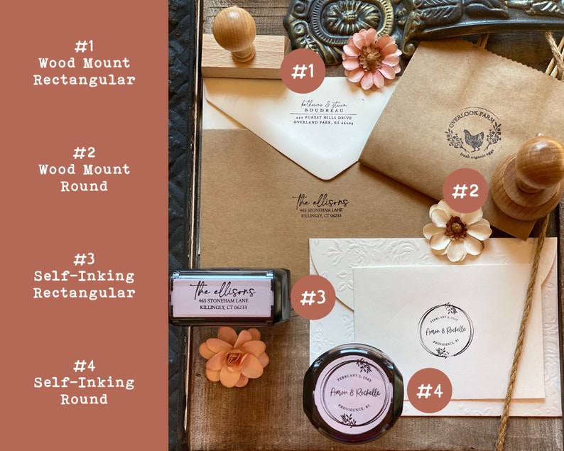 Custom Logo Stamp, Business Branding, Self-Inking or Wood - Image 3