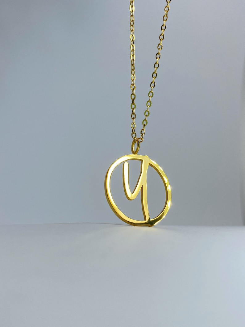 Custom Logo Necklace, Personalized Sterling Silver Pendant - Image 5