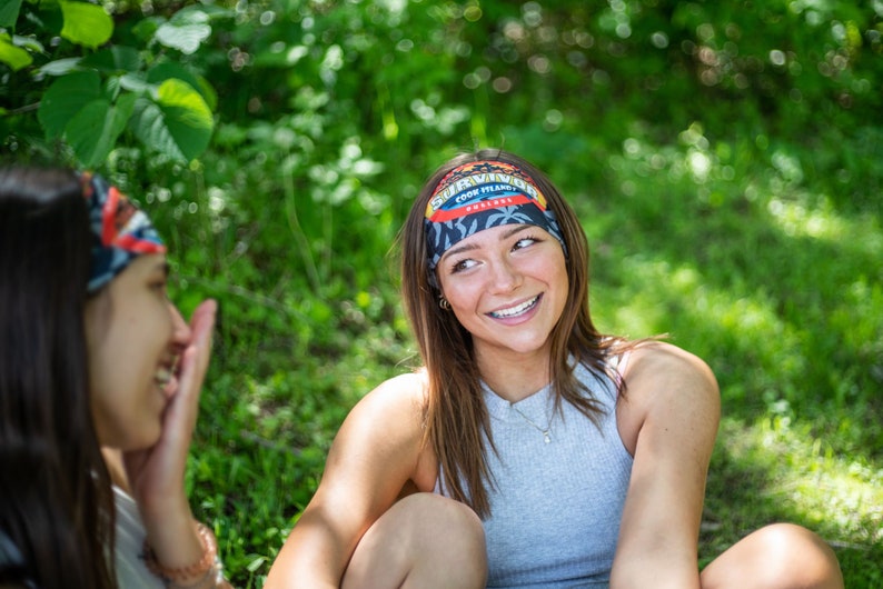 Custom Tribal Tiki style headband, Team Headwear, family trip gift, Personalized Custom Tribe wear bandanas mask Bontsu - Image 2