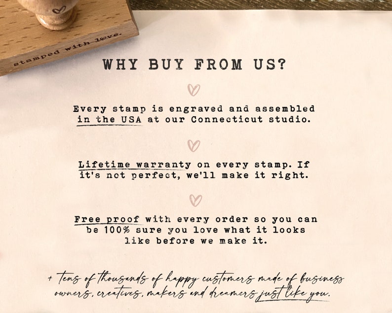 Custom Logo Stamp, Business Branding, Self-Inking or Wood - Image 6