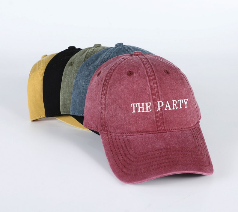 Embroidered Hat Personalized Dad Cap Embroidery Logo baseball hat Bachelorette hats Custom caps Sorority hat Unisex Baseball Cap,Text Hat - Image 2