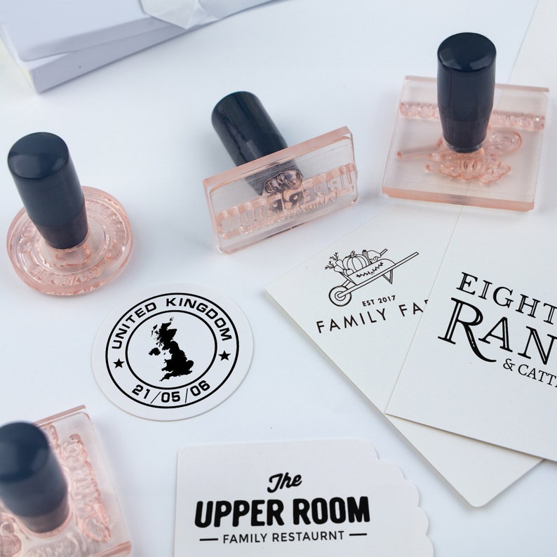 Stamps Custom, Customized Rubber Stamps, Custom Any Logo, Acrylic Rubber Stamp, Logo Stamps, Address Stamp, Wedding Stamp, Gift for Business - Image 6