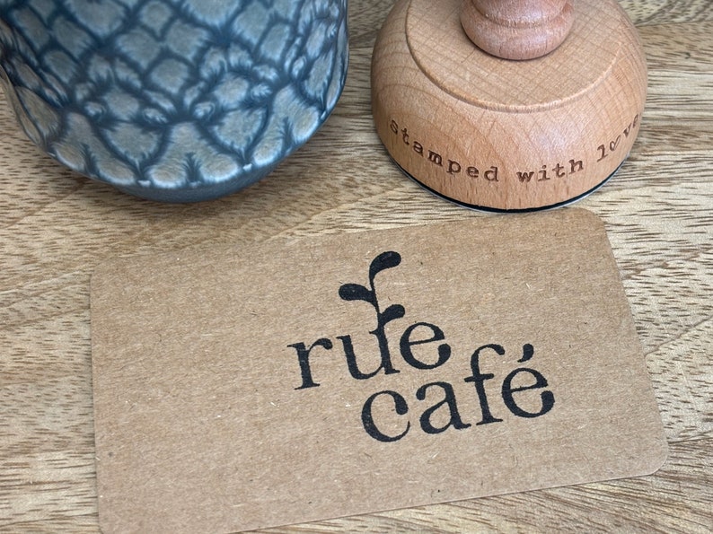 Custom Logo Stamp, Business Branding, Self-Inking or Wood - Image 4