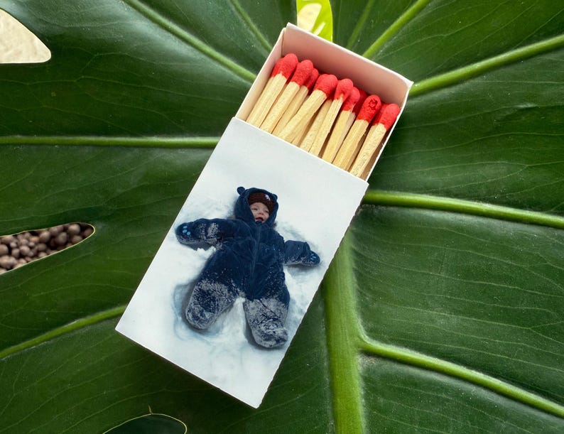 Personalized Matches, Custom Double-sided Logo Matchbox, Large Match Boxes, Custom Logo Matches, Custom Matchbooks, Matches for Business - Image 5