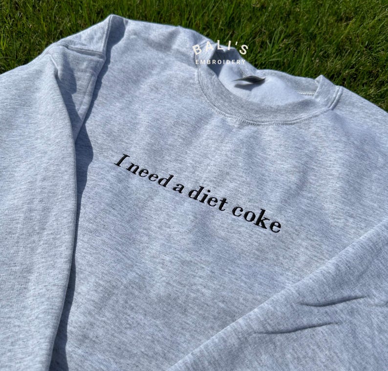 Custom Embroidered Sweatshirt, Personalized Crewneck, Custom Text Sweatshirt, Embroidered Text Crewneck, Gift for Bride, Mothers Day Gift - Image 2