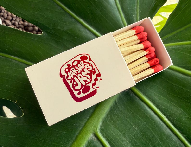 Personalized Matches, Custom Double-sided Logo Matchbox, Large Match Boxes, Custom Logo Matches, Custom Matchbooks, Matches for Business - Image 4